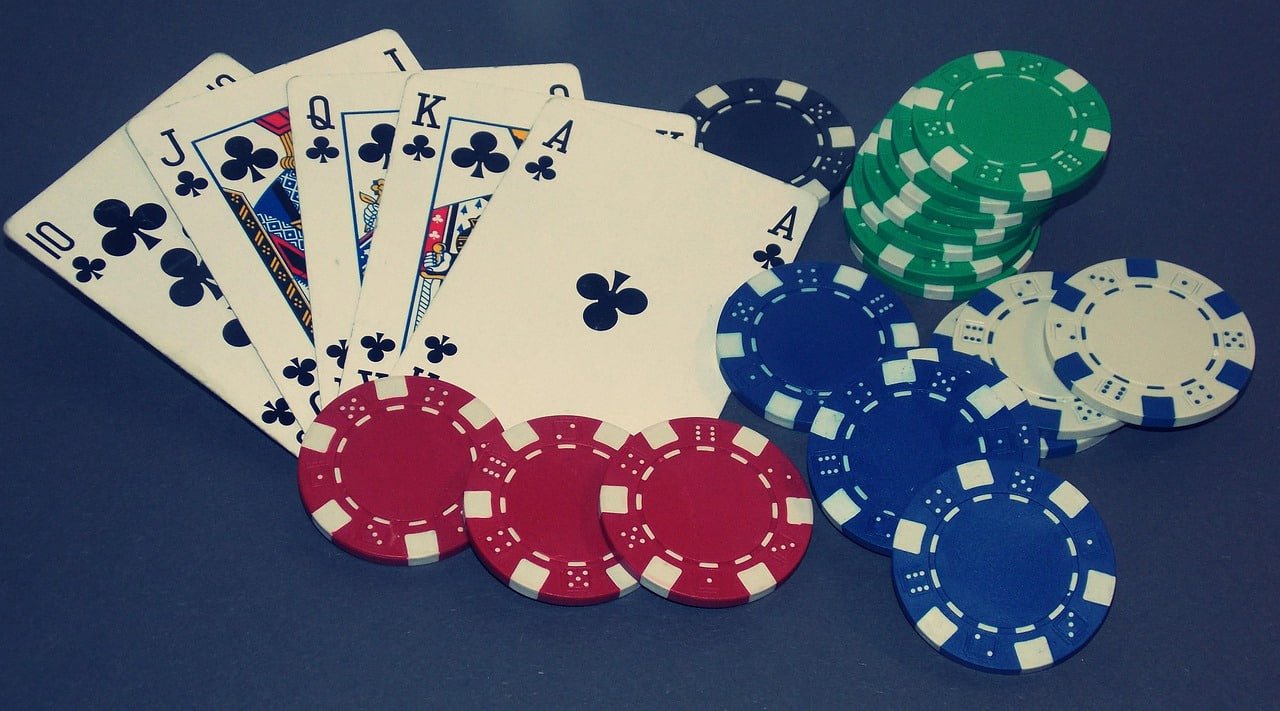 Live blackjack dealer studio with multi-camera feed and real-time card display